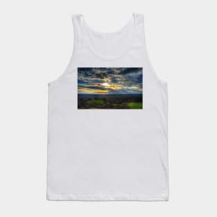 Glastonbury Tor Sunset Tank Top